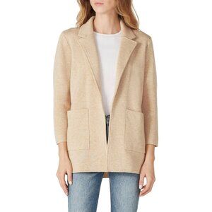 GUC J.Crew Sophie Sweater Blazer Heather Natural Beige Size XXS